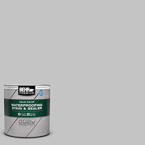 1 qt. #N520-2 Silver Bullet Solid Color Waterproofing Exterior Wood Stain and Sealer
