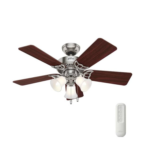 Hunter Southern Breeze 42 in. Indoor Brushed Nickel Ceiling Fan with LED Light Kit and Remote