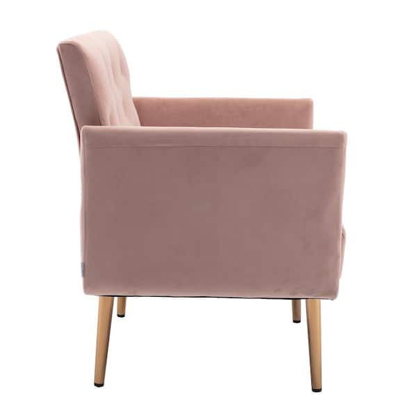 single pink chair