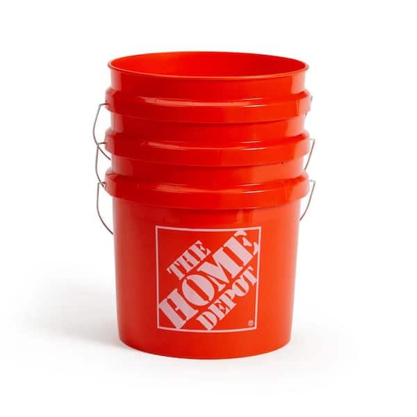 The Home Depot 2 gal. Orange paint Bucket PN0192 The Home Depot