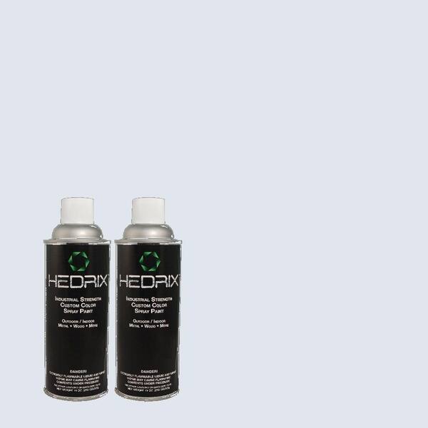 Hedrix 11 oz. Match of 590C-2 Ocean Air Semi-Gloss Custom Spray Paint (2-Pack)