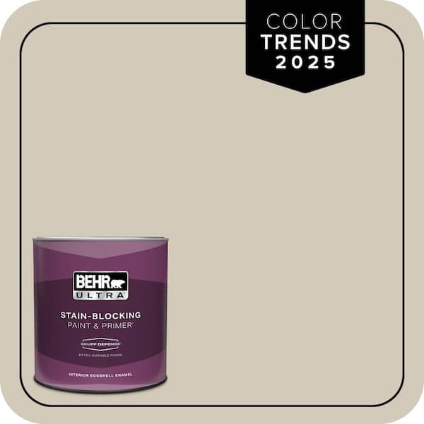 BEHR ULTRA 1 qt. Designer Collection #DC-010 Even Better Beige Extra Durable Eggshell Enamel Interior Paint & Primer