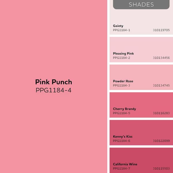 Have a question about Glidden Premium 1 qt. PPG1184-4 Pink Punch