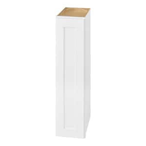 Avondale 9 in. W x 12 in. D x 36 in. H Ready to Assemble Plywood Shaker Wall Kitchen Cabinet in Alpine White
