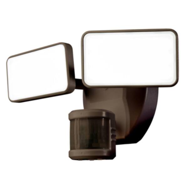 Heath Zenith Link Motion-Sensing Hardwired LED Bronze Security Light
