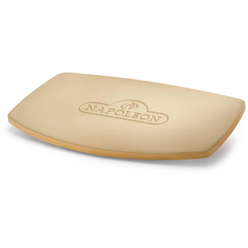 Beige Ceramic Rectangular Pizza Baking Stone