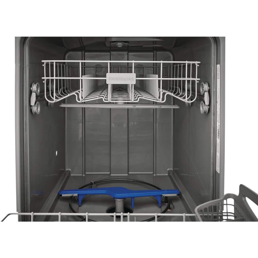 Frigidaire 24" Black Front-Control Built-In Dishwasher