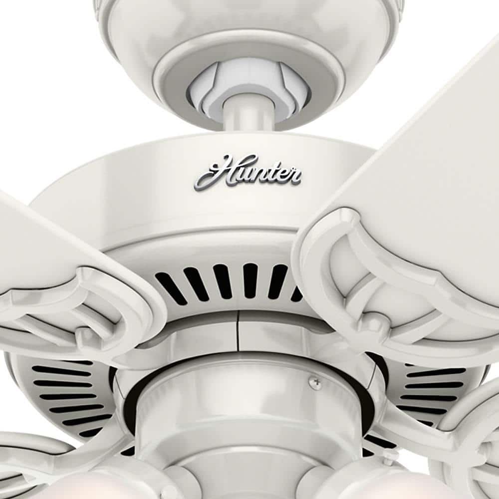 WhisperWind Classic 42" Ceiling Fan with White Oak Blades and Lighting