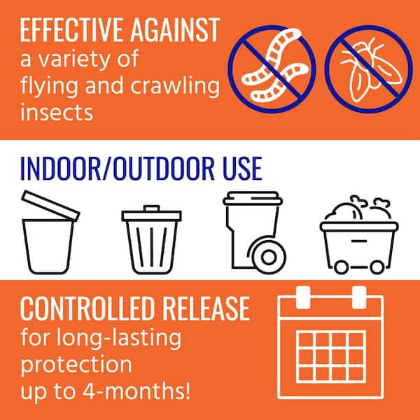 Garbage Guard Outdoor Trash Can Insect Killer
