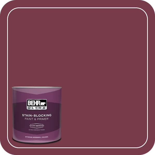 BEHR ULTRA 1 qt. #BIC-51 July Ruby Extra Durable Eggshell Enamel Interior Paint & Primer