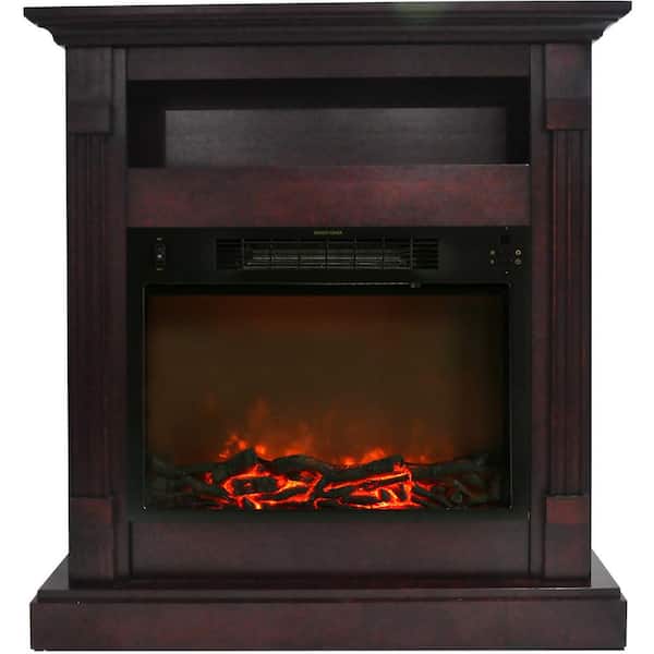Cambridge Sienna 34 in. Electric Fireplace in Mahogany