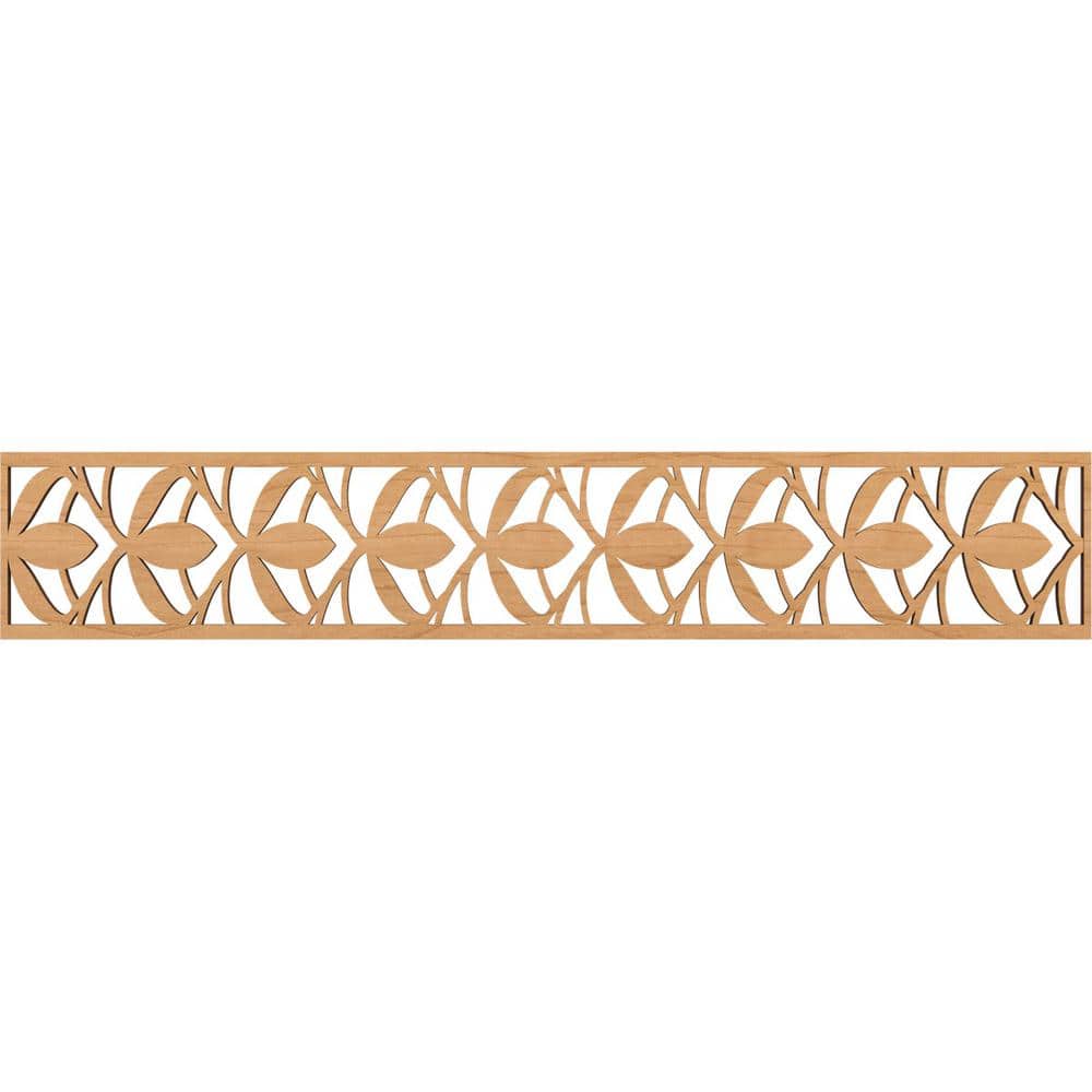 Maple Millwork Ekena Millwork Salem Fretwork 0.375 in. D x 46.625 in. W x 8 in. L ...