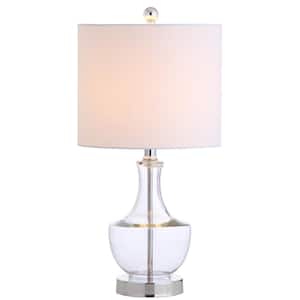 Colette 20 in. Clear Mini Glass Table Lamp