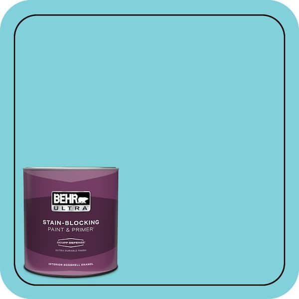 BEHR ULTRA 1 qt. #P470-3 Sea of Tranquility Extra Durable Eggshell Enamel Interior Paint & Primer