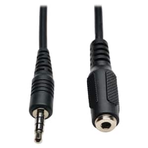6 ft. 4 Position M/F 3.5 mm Mini Stereo Audio Headset Extension Cable