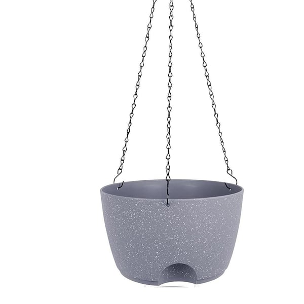 Self Watering Hanging Planters 10 inch, 2 Pack Hanging Flower Pots for Indoor Outdoor Plants