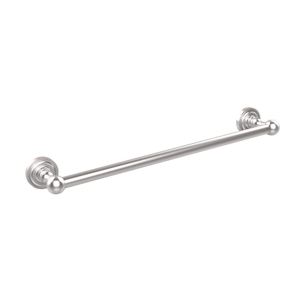 Allied Brass Dottingham Collection 30 in. Towel Bar in Satin Chrome DT-41/30-SCH - The Home Depot