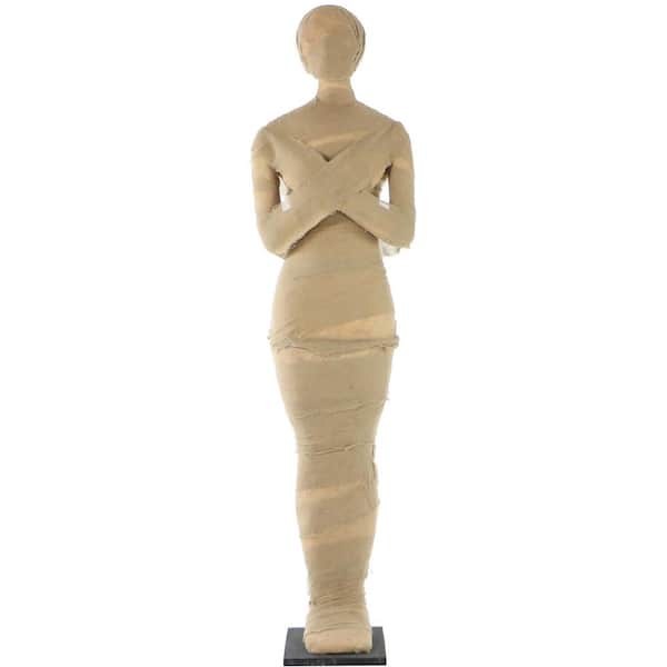 HAUNTED HILL FARM:Haunted Hill Farm 5 ft. Standing Wrapped Mummy Halloween Prop
