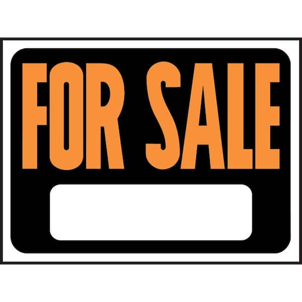 HY-KO 9 in. x 12 in. Plastic for Sale Sign