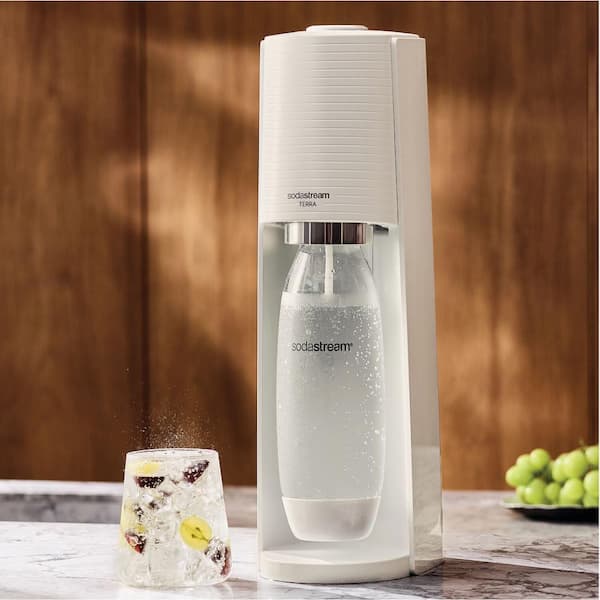 Reviews for SodaStream Terra White Soda Machine and Sparkling Water Maker  Kit