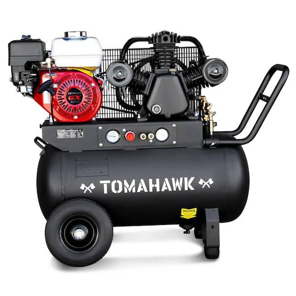 20 Gal. 175 PSI Portable Gas-Powered Air Compressor with 6. 5HP Honda GX200 Engine