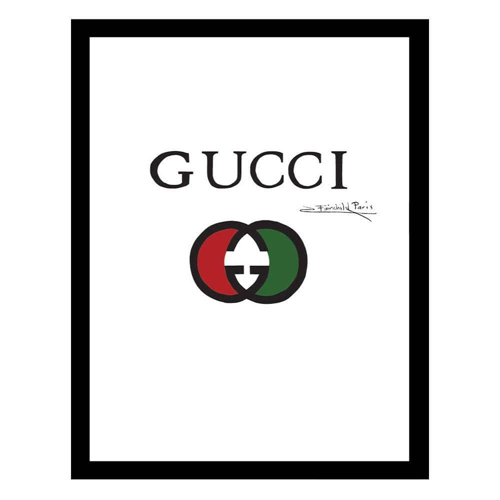 Designer Fashion Logo by Fairchild Paris Framed Graphic Print Abstract Poster Art Print 18 in. x 14 in. price history on PriceWatchPro