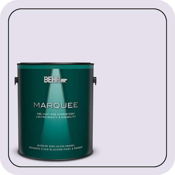 BEHR MARQUEE 1 gal. #650C-2 Powdery Mist Semi-Gloss Enamel Interior Paint & Primer