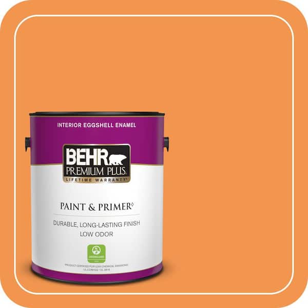 BEHR PREMIUM PLUS 1 gal. #P230-6 Toucan Eggshell Enamel Low Odor Interior Paint & Primer