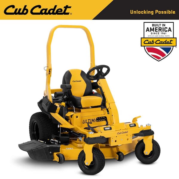 Ultima ZTXS4 60 in. FAB Deck 24 HP V-Twin Kohler 7000 Pro Series Engine Zero Turn Mower w/Steering Wheel Control