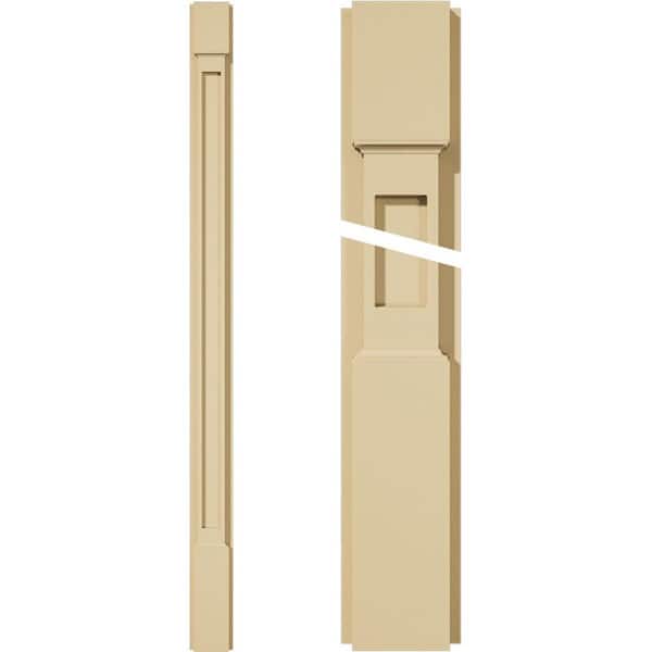 Ekena Millwork 2 in. D x 4 in. W x 60 in. L Primed Polyurethane Pilaster 1- Pack