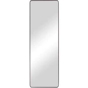 22 in. W x 65 in. H Modern Square Rounded Corners Black Framed Full Length Mirror Floor Mirror Wall-Mounted Mirror