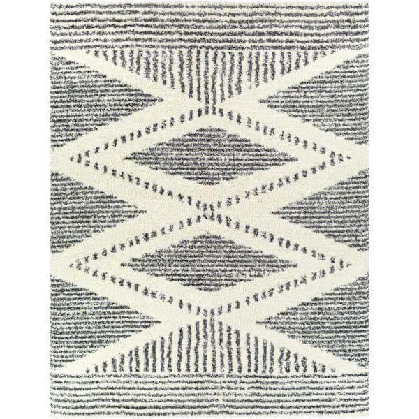 Livabliss Argentia Charcoal 8 ft. x 10 ft. Indoor Area Rug
