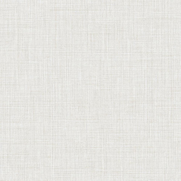 Unbranded Italian Design Oatmeal/Beige Woven Texture Vinyl on Non-Woven Non-Pasted Wallpaper Sample