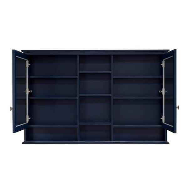 ANGELES HOME 55 in. W x 35 in. H Rectangular Solid Wood