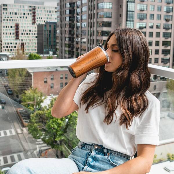 Adrinfly 22 oz. Matte Navy Blue Stainless Steel 100% Leak Proof