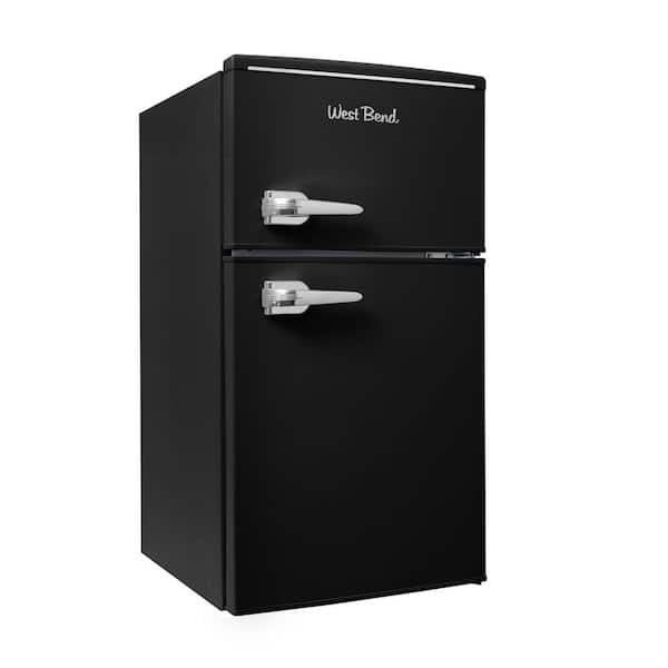 West Bend Retro Compact Top Freezer Refrigerator and Freezer, 3.1