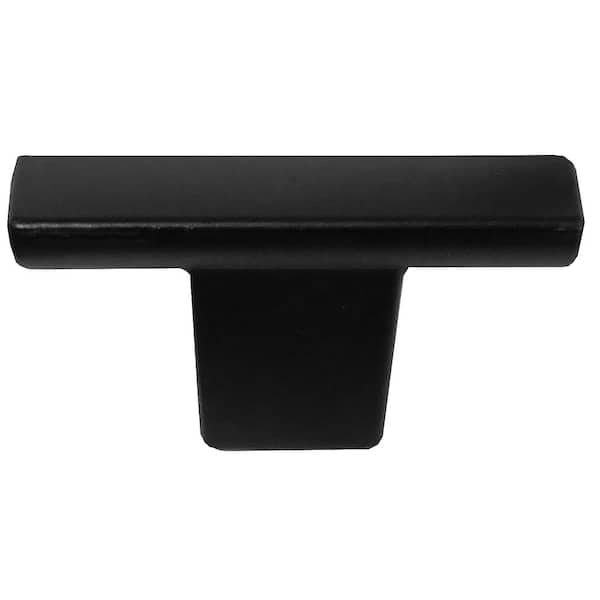 Cosmopolitan 2 in. Matte Black T-Shaped Cabinet Knob
