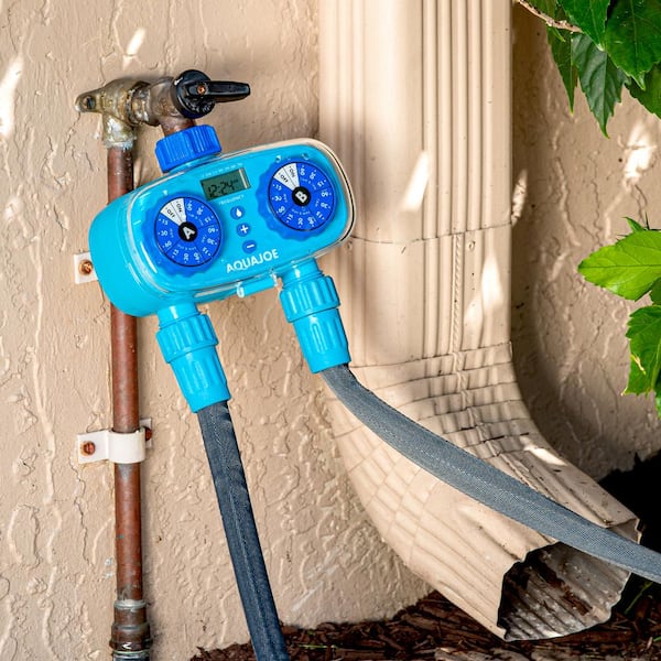 AQUA JOE 2-Zone Customizable Electronic Water Timer AJ-ET2Z AQUA JOE 2-Zone Customizable Electronic Water Timer AJ-ET2Z