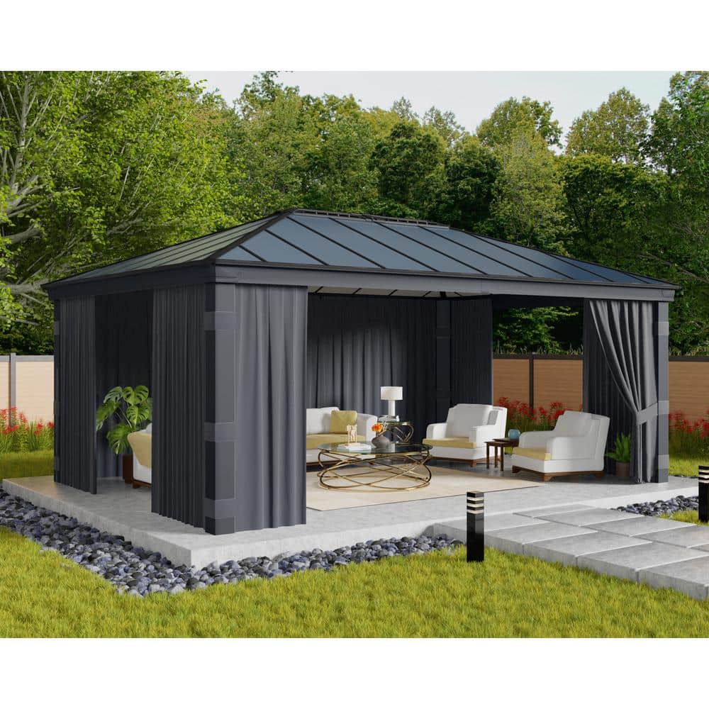 CANOPIA by PALRAM Curtain Set for Dallas 14 ft. x 20 ft. Outdoor