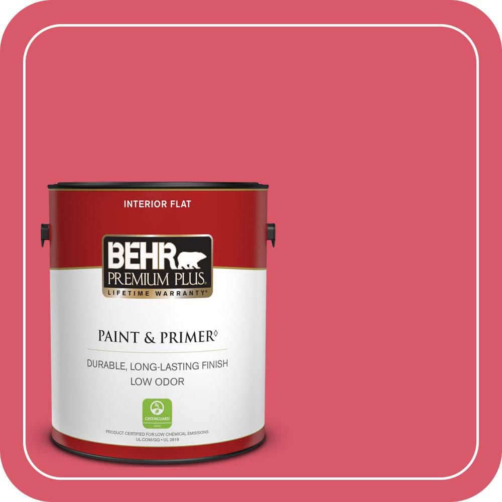 1 gal. #130B-6 Dragon Fruit Flat Low Odor Interior Paint & Primer price history on PriceWatchPro