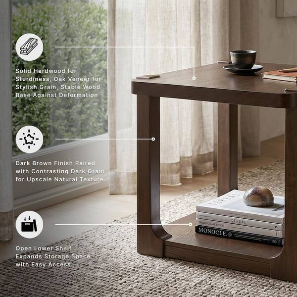 Signature DESIGN BY ASHLEY Breckington 27 in. Brown Rectangle MDF