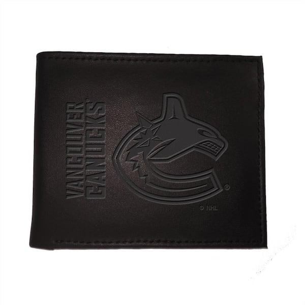 Team Sports America Vancouver Canucks NHL Leather Bi-Fold Wallet