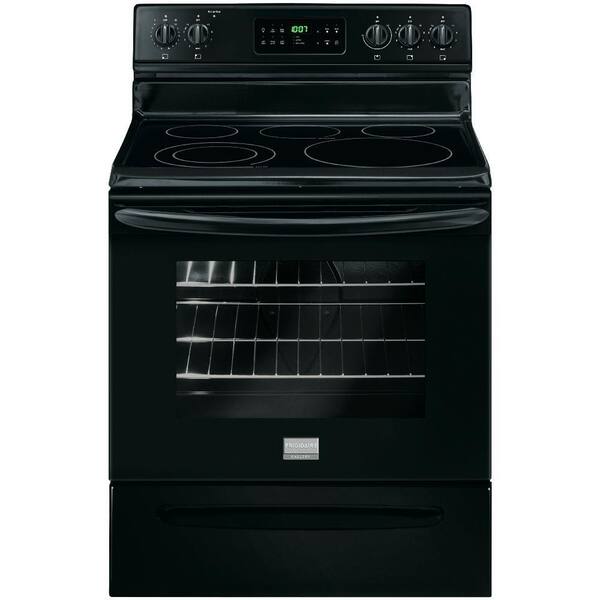 Frigidaire 5.4 cu. ft. Smoothtop Electric Range with Self-Cleaning Oven in Black