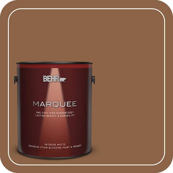 BEHR MARQUEE 1 gal. #S240-7 Leather Work Matte Interior Paint & Primer