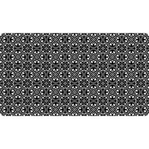 Florentine Tiles Gray 20 in. x 36 in. PVC Comfort Mat
