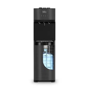 Brio Essential Tri-Temp Bottom-Load Water Cooler in Black and