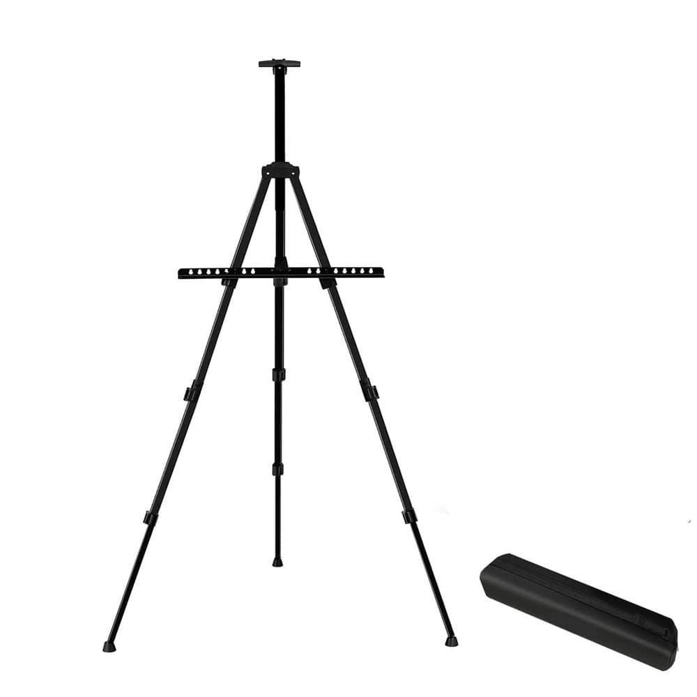 Aoibox 1 Pack Adjustable Aluminum Artist Easel Stand 17-66 in