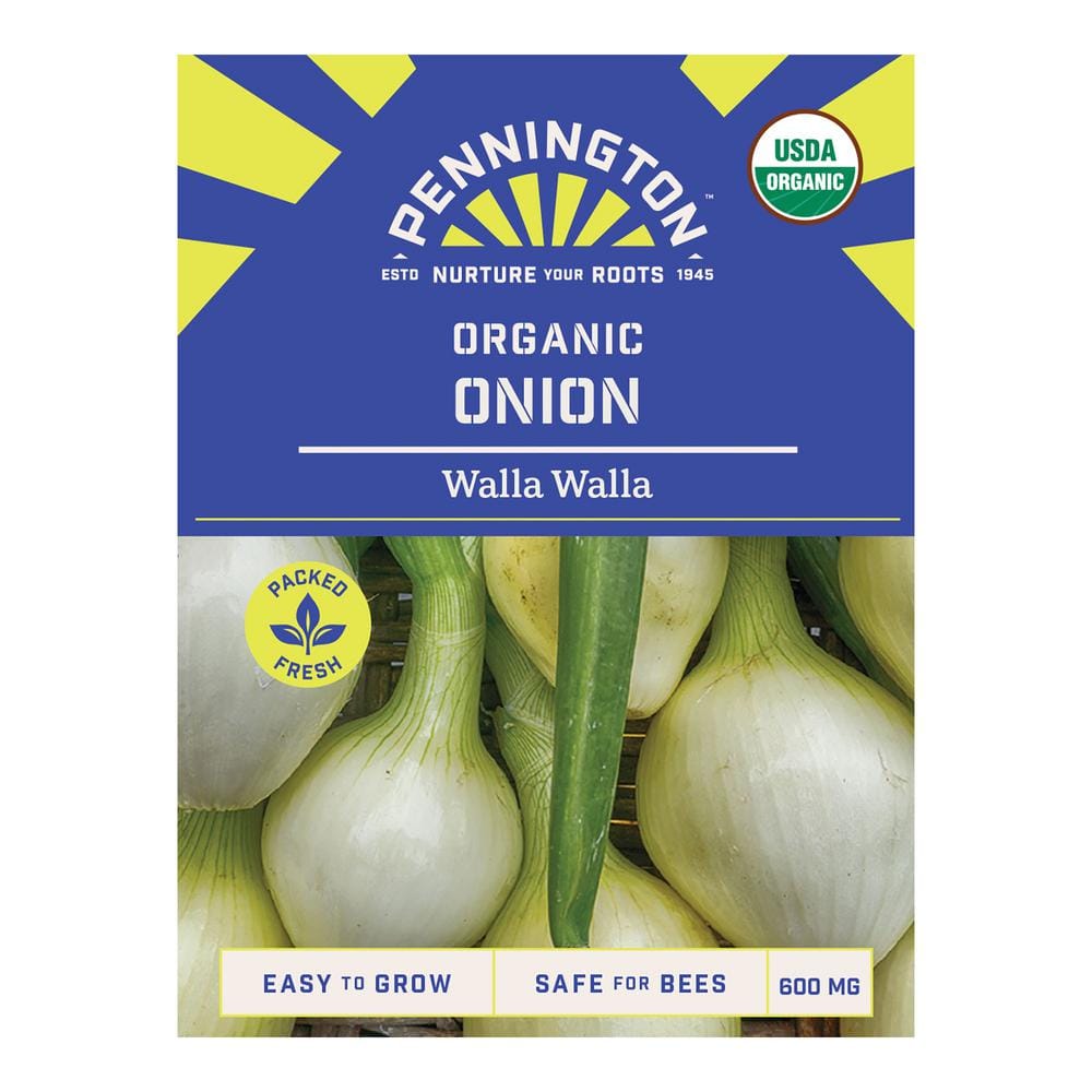 Pennington Organic Onion Walla Walla Vegetable Seed 1420 The Home Depot