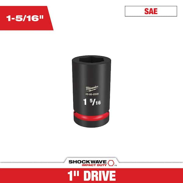Milwaukee SHOCKWAVE 1 in. Drive 1-5/16 in. Deep Impact Socket