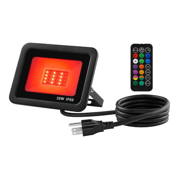 30-Watt Multi-Colored LED Floodlight